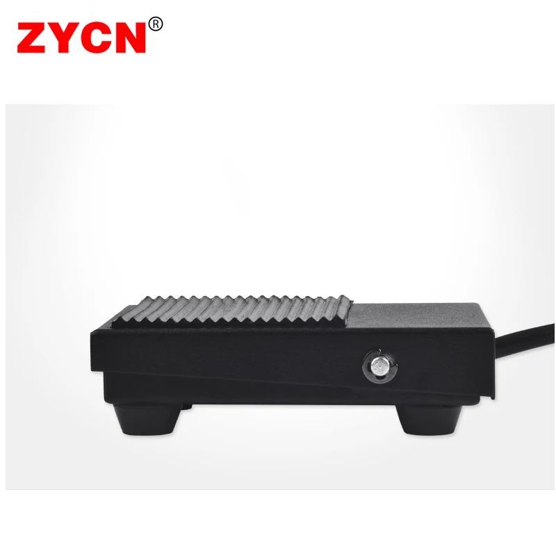 2/3pin Foot Pedal 1NO1NC SPDT Momentary Metal TIG Cutting Welder Spot Machine Anti-skid 220V Connector Iron Shell Aviation Plug