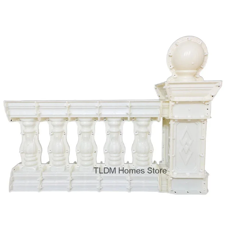 

European Roman Column Railing Mold for Villa Garden Buildings Mold Home Balcony Cast-in-place Cement Garden Fence Railing Mold