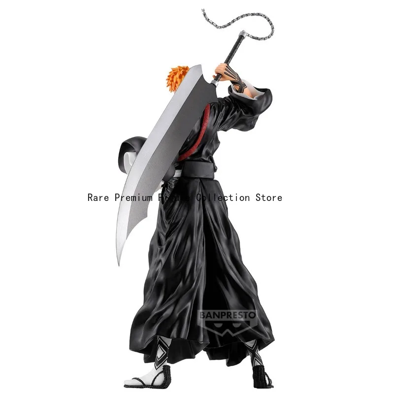 Figura de acción Original Bandai Bleach Ichigo Kurosaki, modelo coleccionable, juguete, regalo de cumpleaños, figura de acción Posable