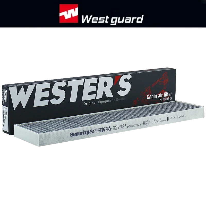 

For MG6 1.8 2009- ROEWE 550 1.8 2008-2013 WESTGUARD Activated Carbon Air Cabin Filter MK9561 10002061 CUK39001