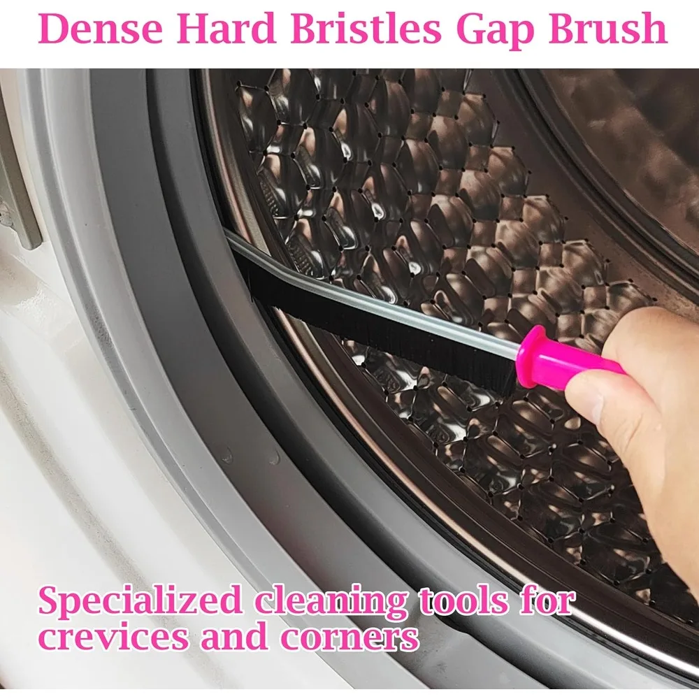 4 قطع فرشاة تنظيف شق ذات شعيرات صلبة، أداة فرشاة تنظيف الفجوة متعددة الوظائف للاستخدام المنزلي، الجص - تخفيضات كبيرة