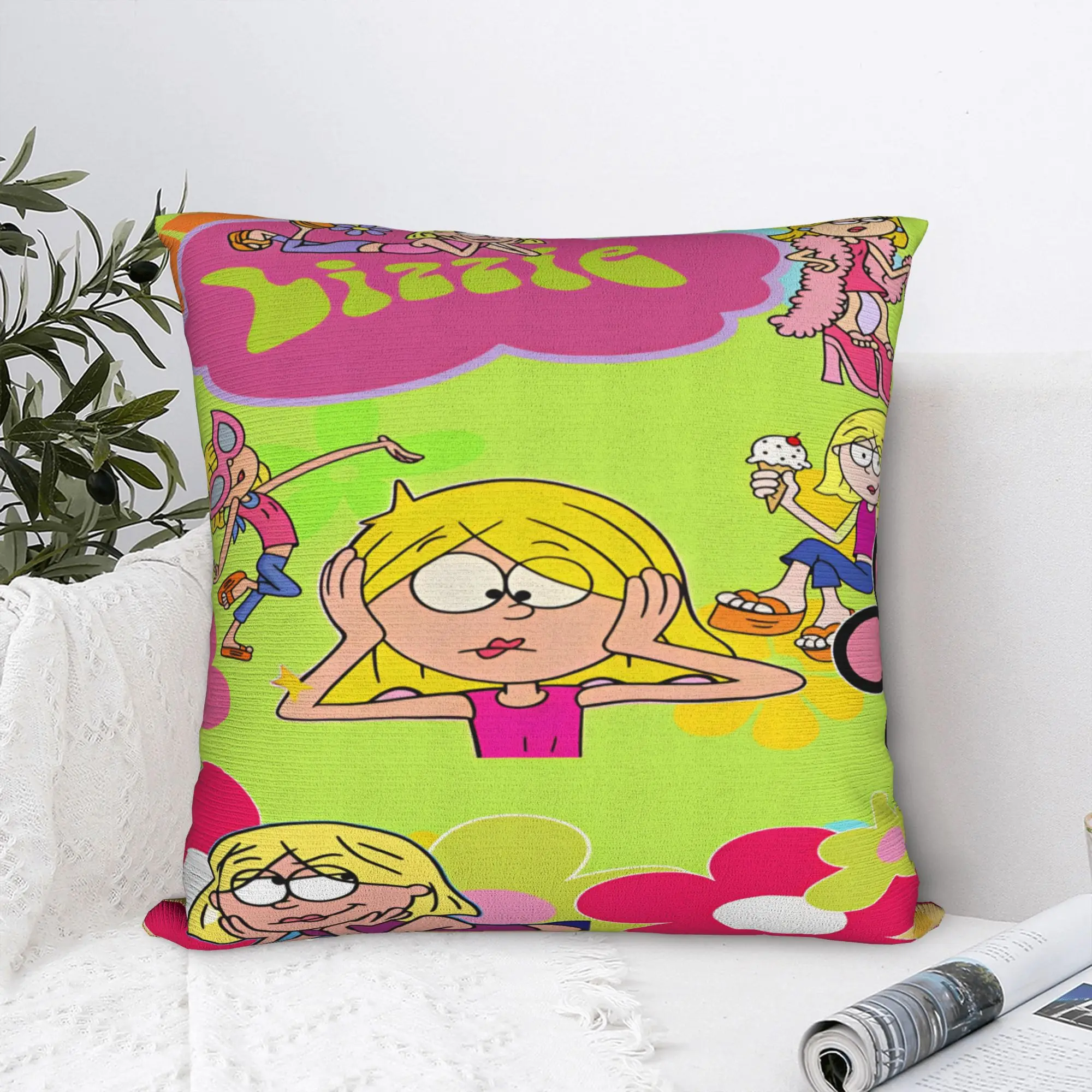 Pillow Cover Lizzies Cartoon McGuires  Morden Pillow Case For Sofa Car Home Decor Pillowcases