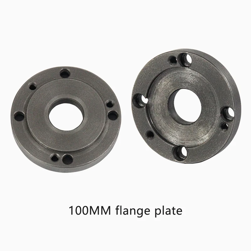 Lathe accessories 100mm four jaw adapter plate C-type CNC lathe flange plate WM180V WM210V spindle chuck