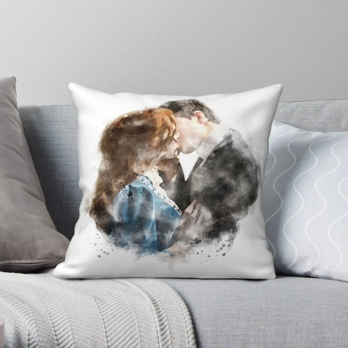 Anne Shirley And Gilbert Blythe Square Pillowcase Polyester Linen Velvet Printed Decorative Throw Pillow Case Home Cushion Cover