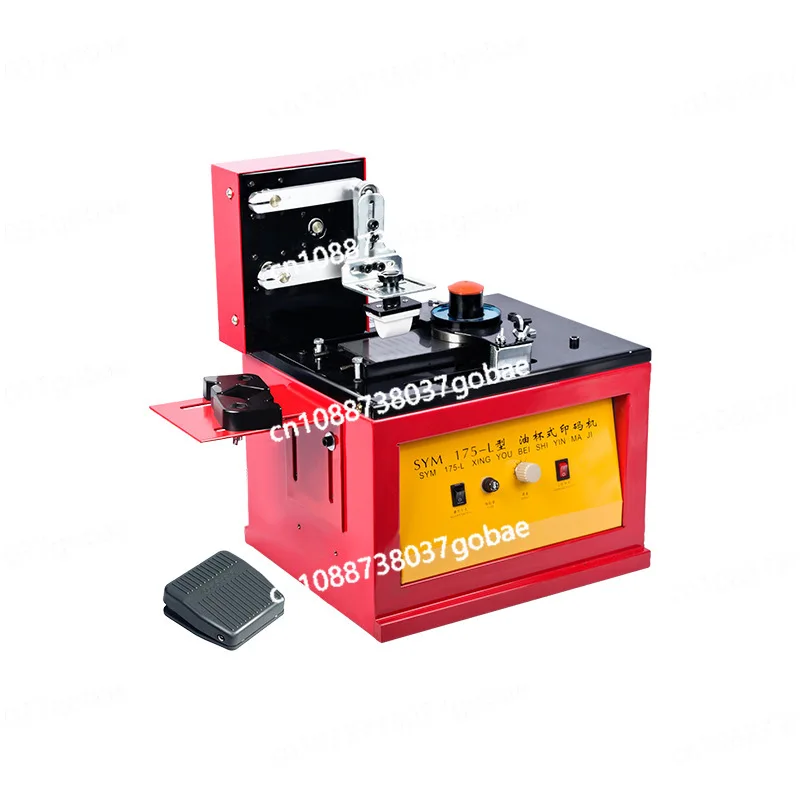 

Enhanced electric pad printing machine, imitation inkjet coding production date, semi-automatic oil cup ink coding machine,