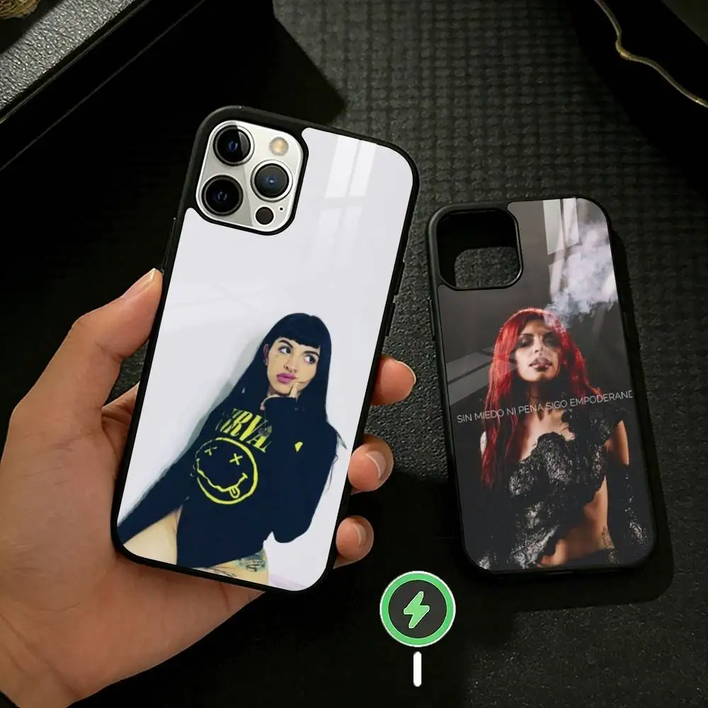 

Rapper C-Cazzu Singer Phone Case For iPhone 17/16/15/14/13/12/Plus/Pro/Max for Magnetic Wireless Charging