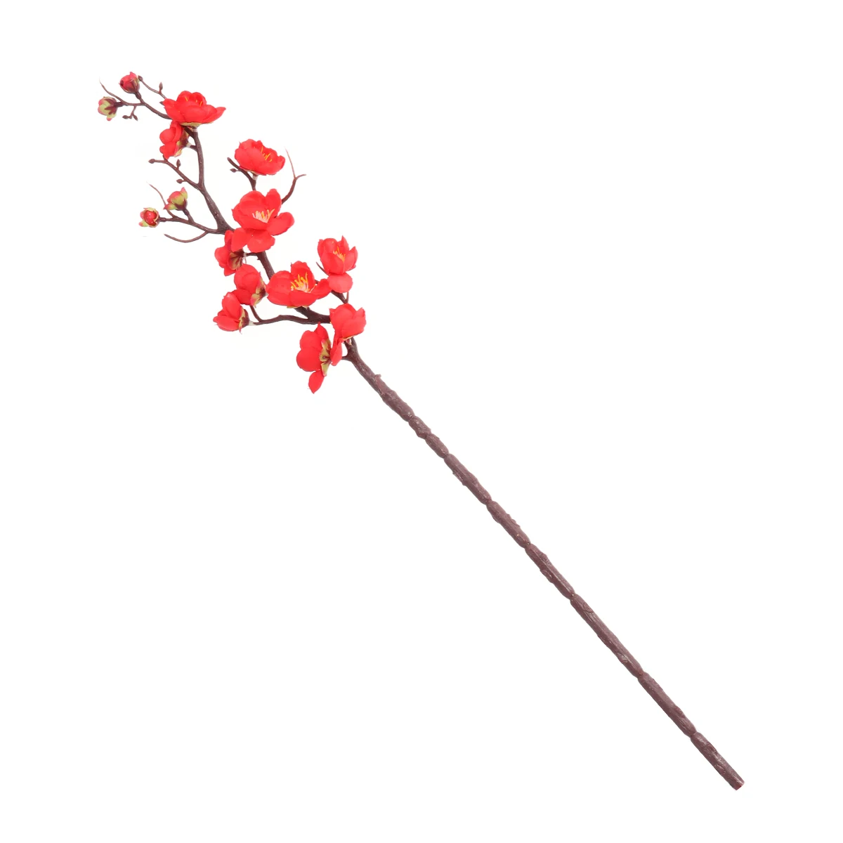 

5 Pcs Simulated Plum Blossom Decoration Artificial Flower Fake Flowers Single Wedding