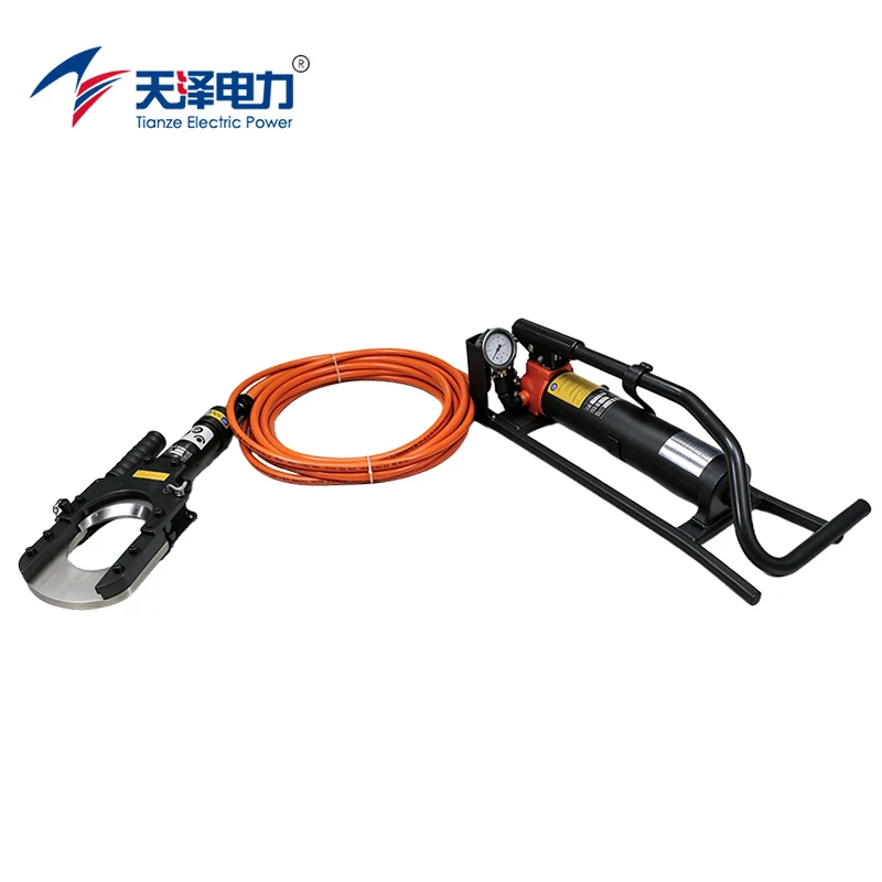 TCP1120-KV Manual Foot Hydraulic Cable Safety Cutter Insulated Safe Cutting Tool