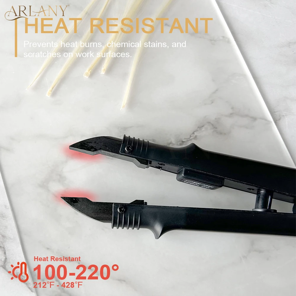 ARLANY Tape-in Hair Extension Removal Tool Kit Plastic Scraper Tape Remover Curved Acrylic Operation Board Adhesive Tape Removal