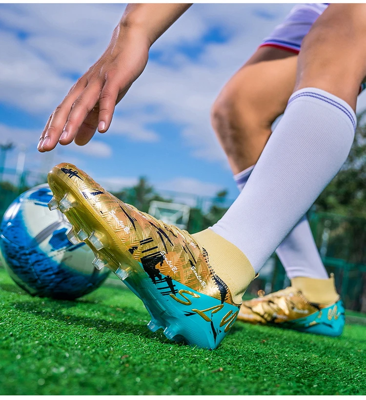 Professionelle Fußballschuhe Herren Fußballschuhe Society Fußballschuhe FG Ultraleichte Trainings-Fußballschuhe Outdoor-Sportschuhe – Detail 18
