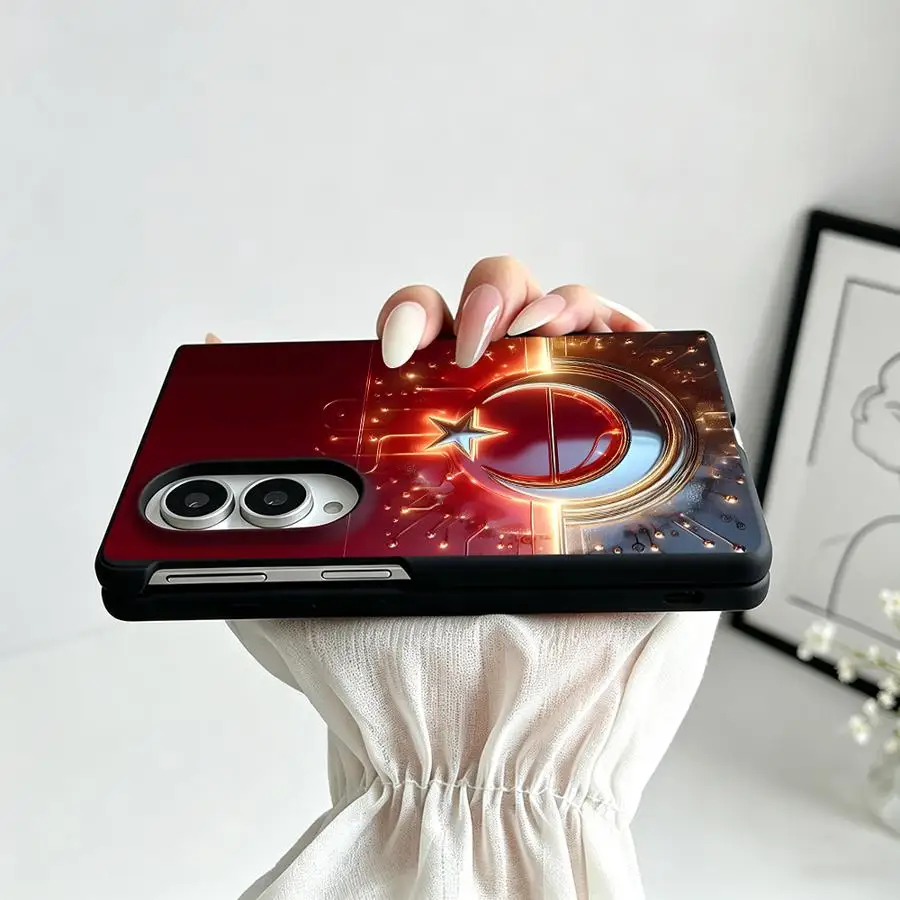 Luxury Star Pattern Case for Samsung Galaxy Z Fold8 Wide ZFold8 Z Fold 8 ZFold Wide Luxury Phone Cover