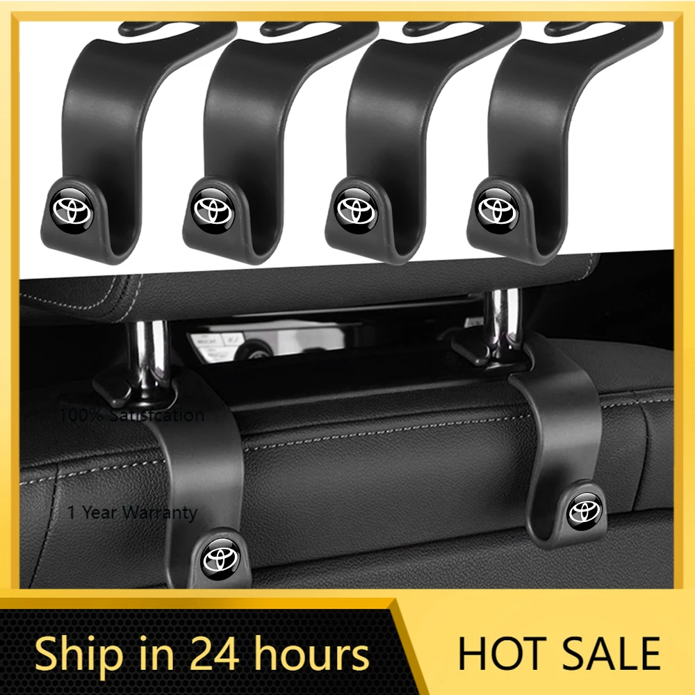 

2026 Горячие колпаки для ступиц Toyota, автомобильные колпачки из АБС-пластика, вешалка для хранения, крючок-органайзер, держатель, зажимы для Toyota Mirai TRD C-HR Camry Rav4 A