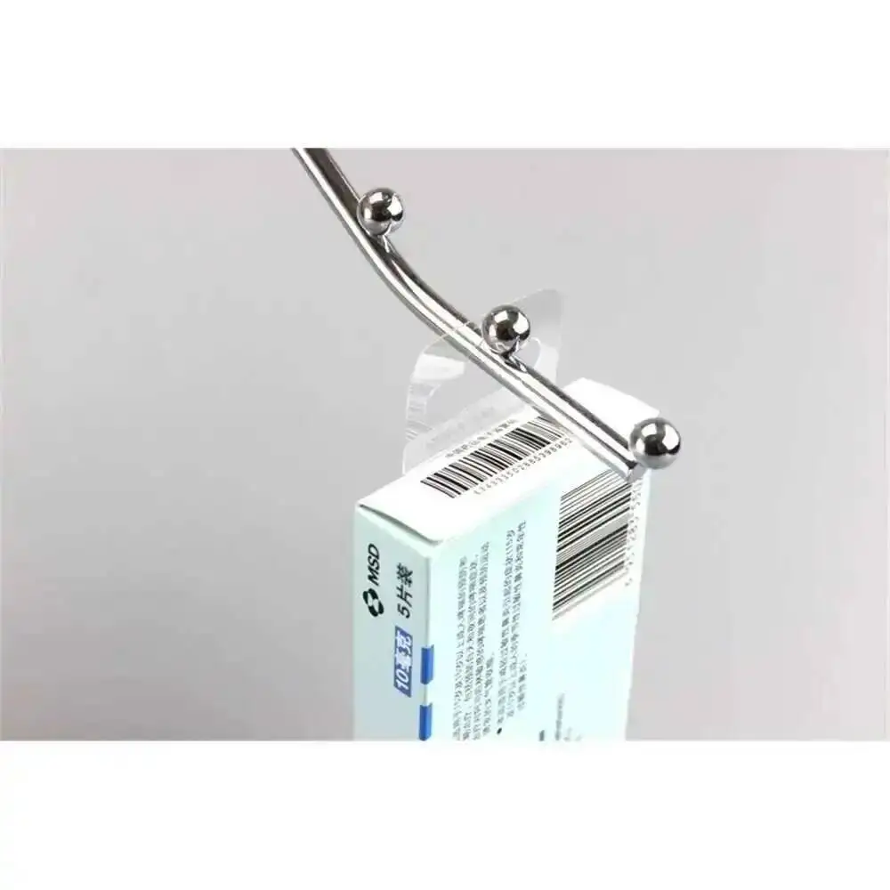 Bulk Hang Tabs Delta Slotted Self-adhesive Merchandise Package Box Bag Pet Pvc Hangers Peghook Plastic Display Reinforced Tag