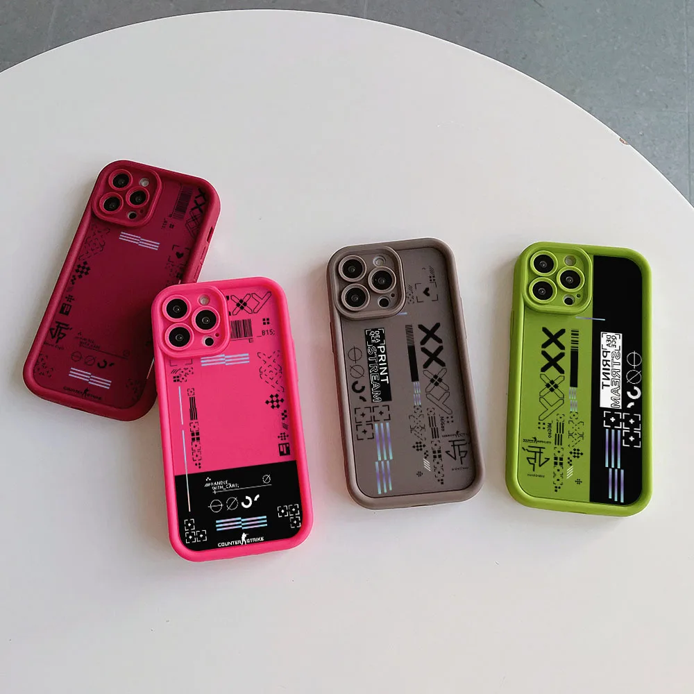 Counter Strike CS GO Hot Game Phone Case for IPhone 16 15 14 13 12 11 Pro Max Mini XR XS X 7 8 Plus Soft TPU Back Cover view 2
