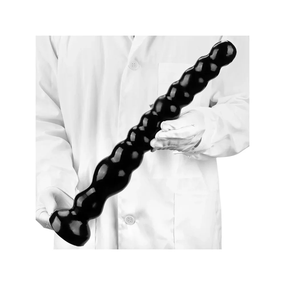 43 cm XXXL Super Lange Pull Kraal Anale Plug Dikke Zachte Terug Hof Plug Butt Vaginale Plug voor Mannen en Vrouwen Uitbreiden Anus Anale Seksspeeltje