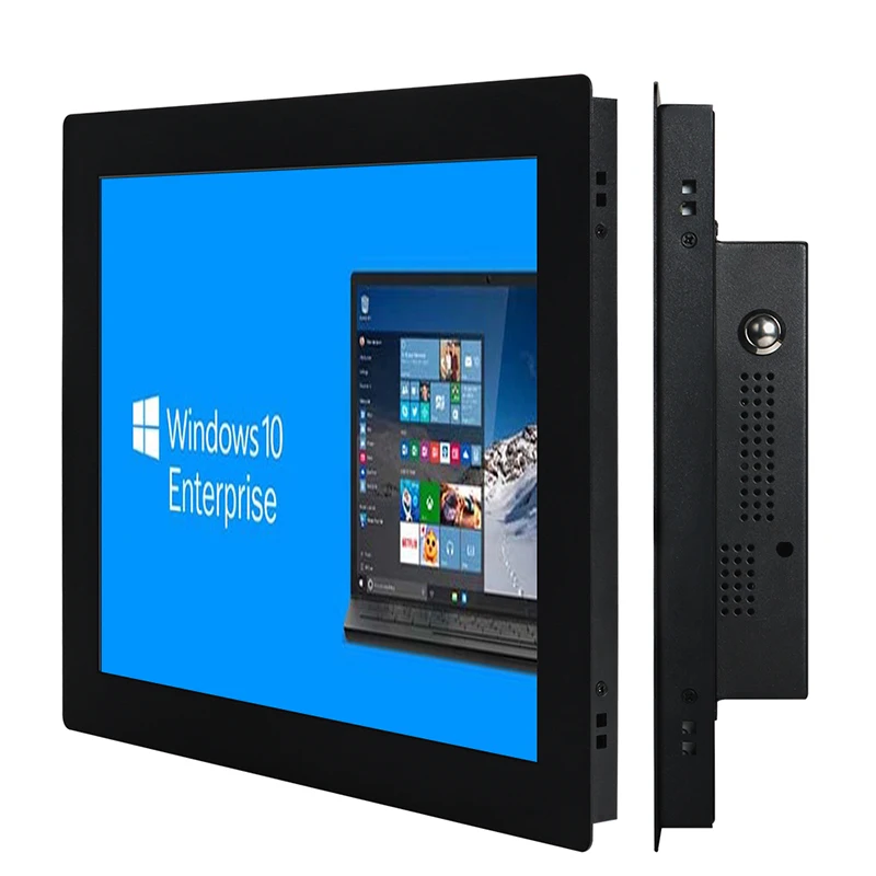 15.6 Inch Resistive Touch Screen Embedded Industrial Panel Computer Inter i3/i5/i7 6rd Generation Motherboard With RS232 Com