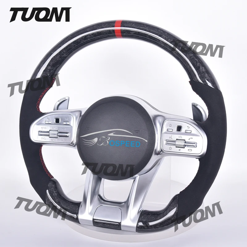 

Forge Carbon Fiber Steering Wheel For Mercedes-Benz W167 W177 W190 W205 W206 W213 W217 W222 W223 X253 W290 W292 W463 W464 R232