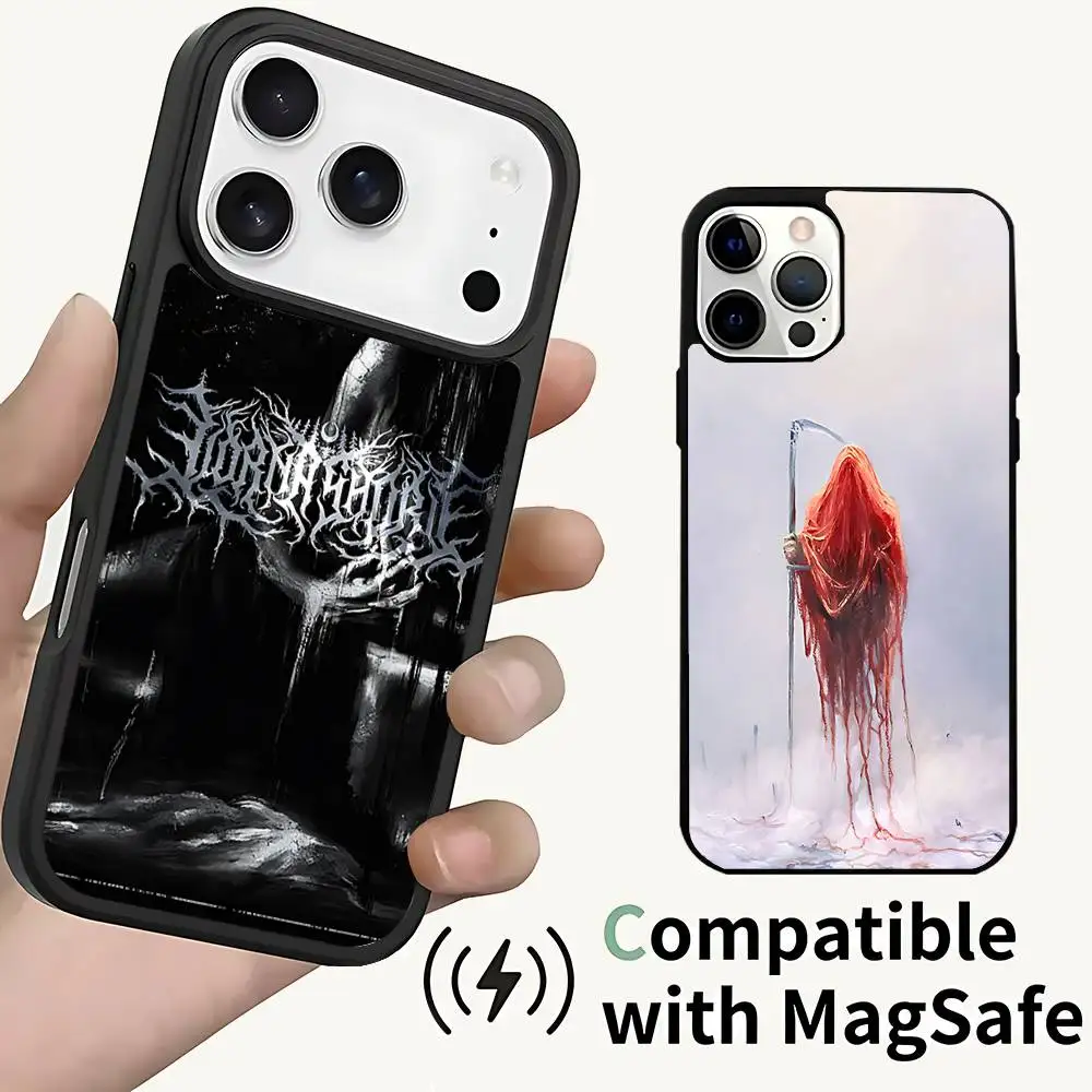 

For IPhone 17,16,15,14,13,12,11,Pro,Max,Plus,Mini,SE4,E L-Lorna Shore Unbreakable Protective Magnetic Case Cover