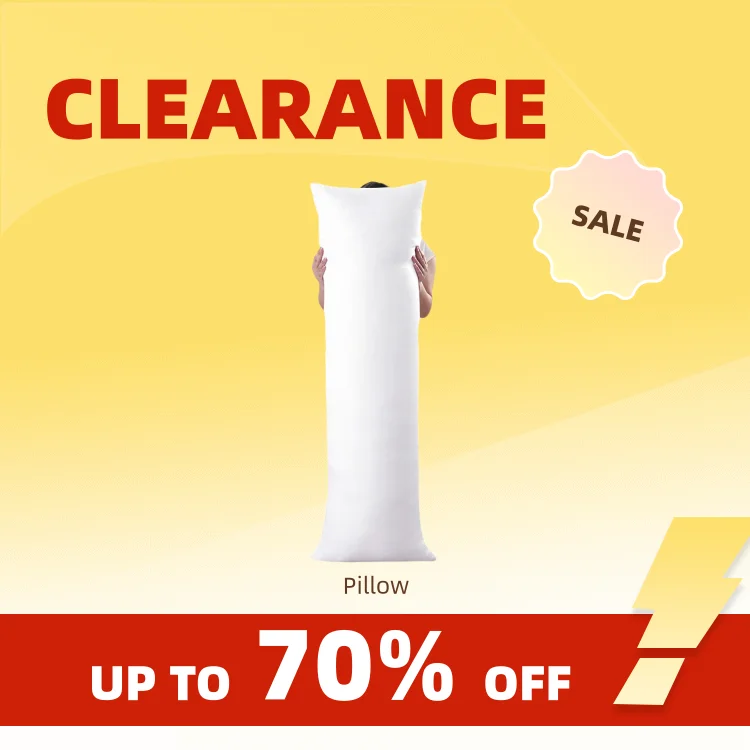 Clearance_Dakimakura Core Hugging Pillow Inner Long Interior Anime Body Cushion Pad Rectangle Sleep Pillow Insert Filling Bed Ac