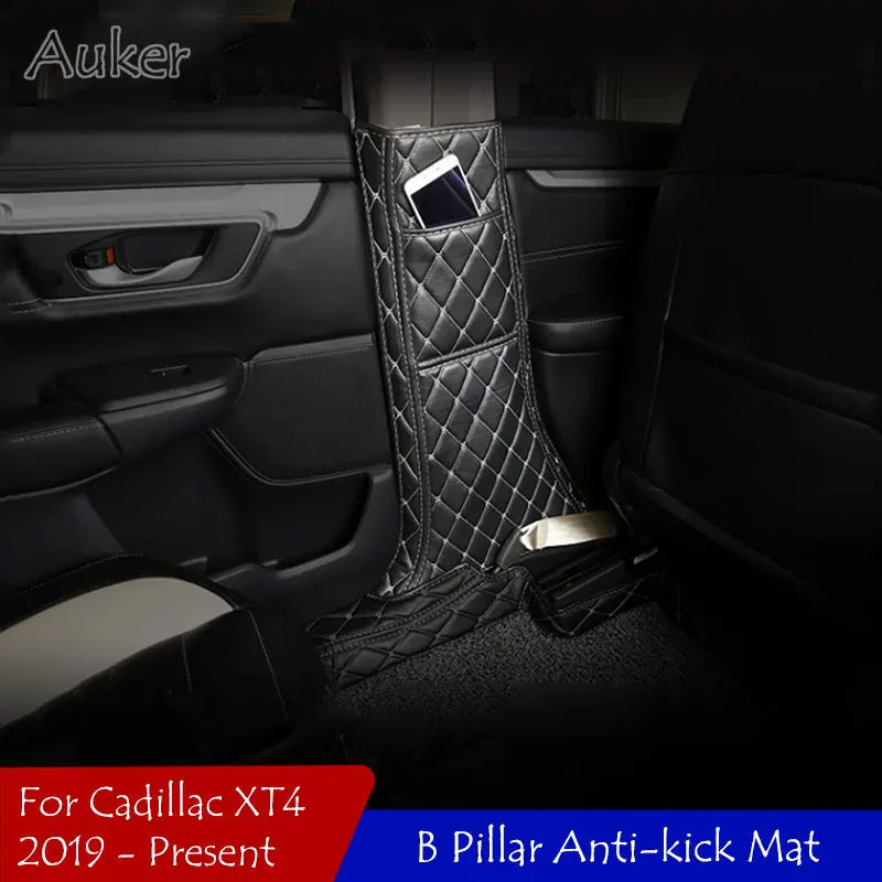 

Car B Pillar Middle Mat Pad Cushion Cargo Liner Protective Dust-proof Case Styling for Cadillac XT4 2019 2020 2021 2022 2023