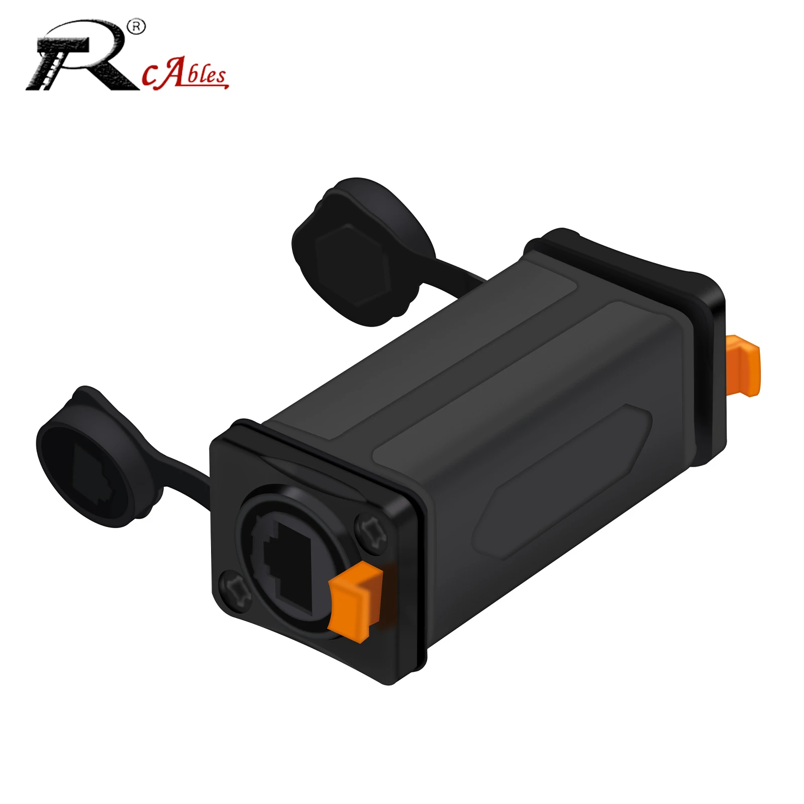 

1PC 8P8C RJ45 Female to Female Coupler Straight Adapter Converter Ethernet with Plastic Shell IP65 D-type Panel Mount Sockets