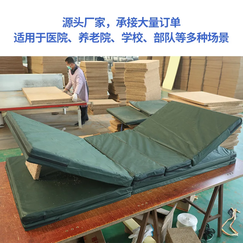 Single Shake Double Shake Flat Mattress Brown Silk Coconut Palm Bed Mattress School Prison Army Hospital Nursing Home Mattress