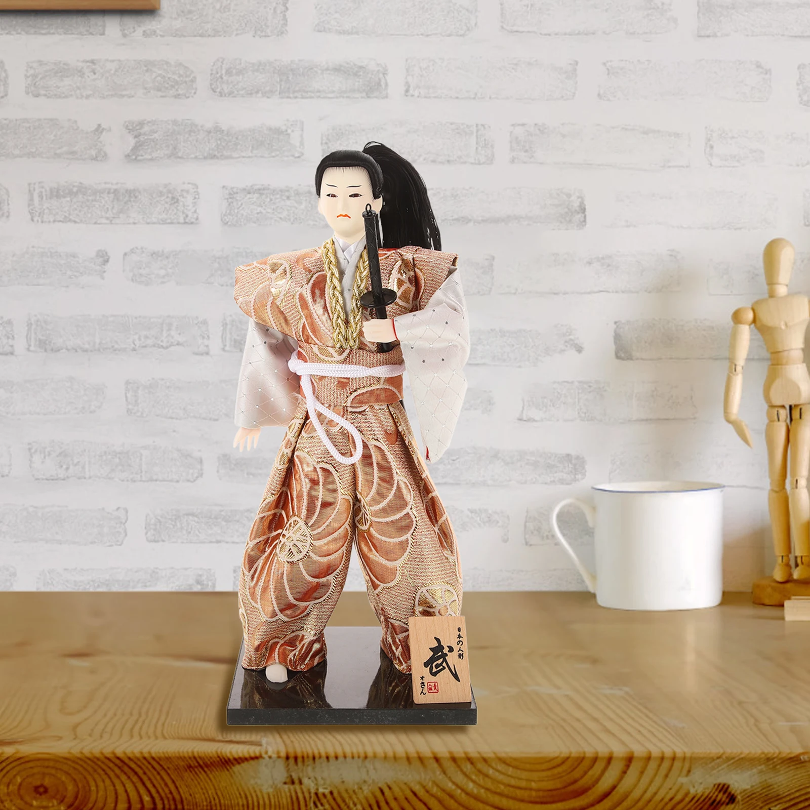 Style Warrior Statue Figure Art Craft For Home Decor Desktop Ornament Household Japanese Home Decor Decorative Samurai
