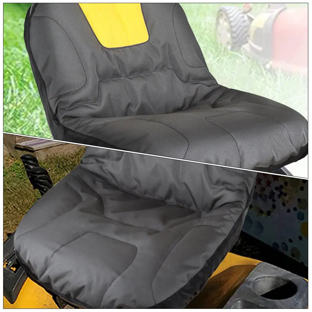 Tractor Seat Cover for Riding Mower Waterproof Polyester Lawn Tractor Seat Protector Lightweight Foldable Dust and Uv Resistant
