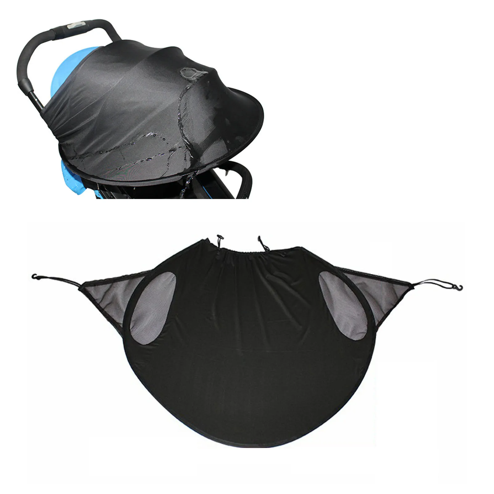 Stroller Sun Shade Universal Breathable Baby Pram Pushchair Rain Protection Shield Canopy