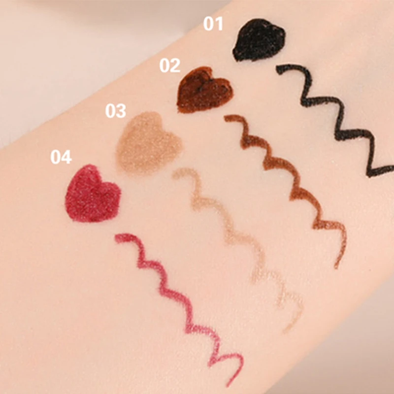 Schwarz rot blau flüssiger Eyeliner Bleistift wasserdicht dauerhaft matt schnell trocknen leicht zu färben Eyeliner Pigment Augen Make-up Kosmetik