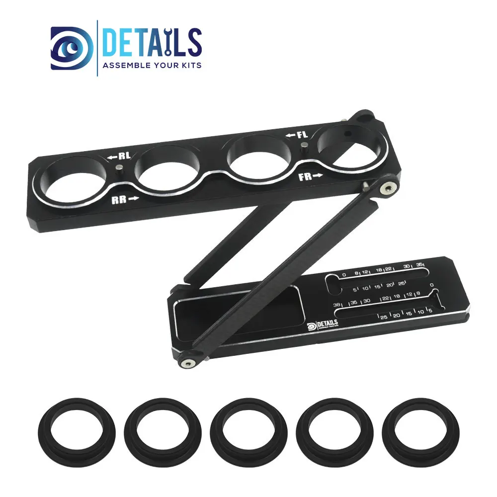 

Детали хобби RC Алюминиевая амортизационная подставка Держатель стойки амортизатора для 1/8 1/10 RC Автомобильный инструмент