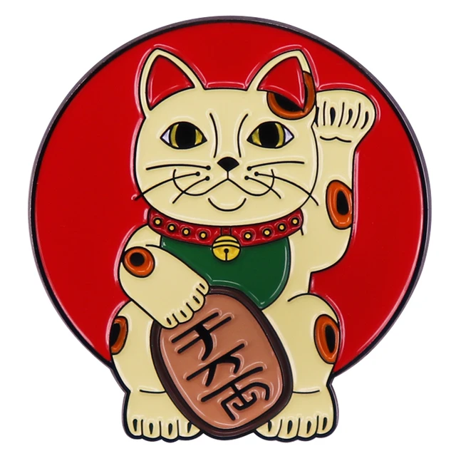 Vintage Classic Maneki Neko The Lucky Cats of Japan Enamel Pin Brooch Badge  Clothes Hat Backpack Decoration Jewelry Accessories - AliExpress