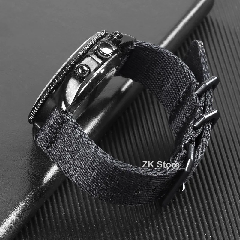 22mm Nylon Fabric Watch Bands Sport Straps for Samsung Galaxy Watch 3  Bands Amazfit GTR GTS Huawei GT2 Blue Black Gray Orange