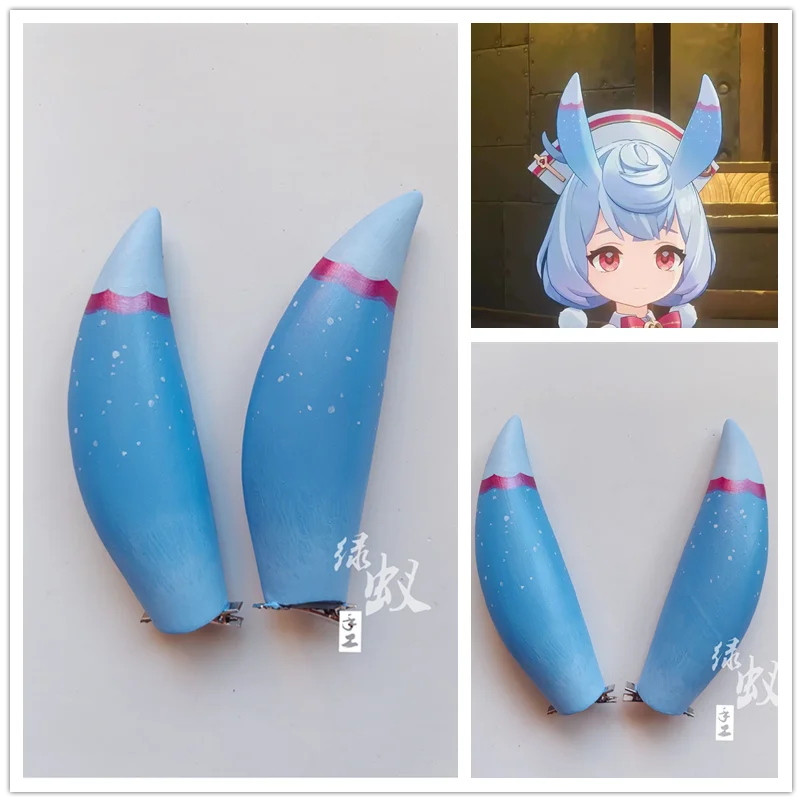 

Игра Genshin Impact Sigewinne, косплей, рога, зажим для головы, головные уборы, прически, реквизит для косплея, аксессуары, заколка для волос