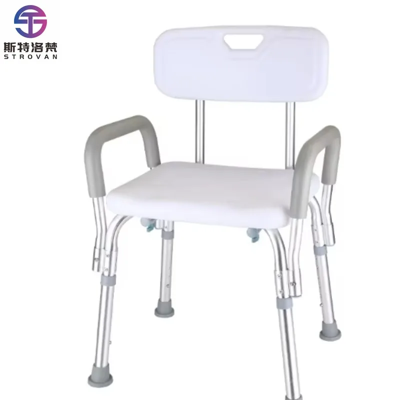 

Modern Design Bathroom Folding Seat Elderly Toilet Stool Shoe Changing Stool Wall Mounted Bath Chair for Hotels