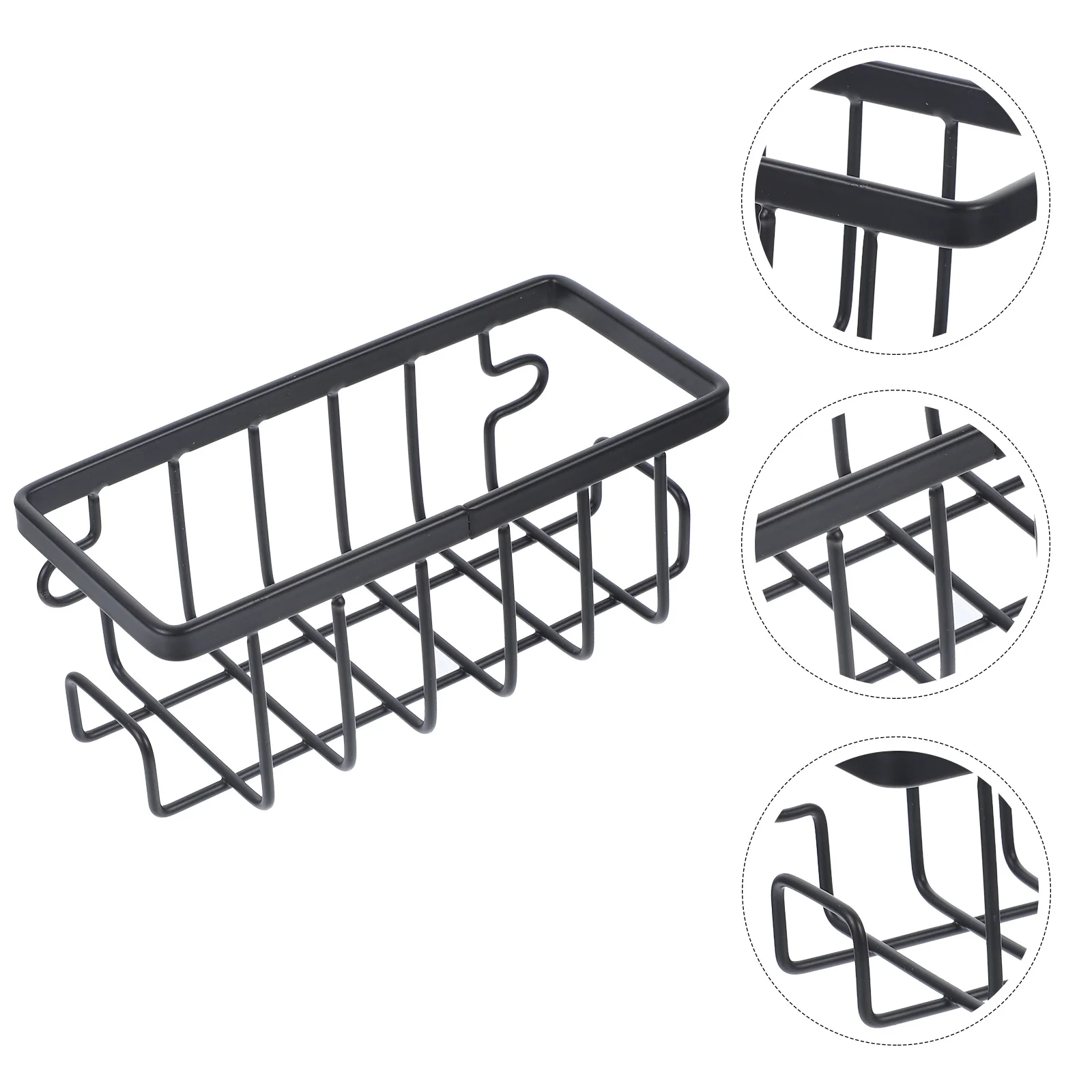 

1Set Suction Cup Hanging Basket Kitchen Sponge Holder Kitchen Sink Organizer Dishwasher Brush Soap Holder Multi Functional