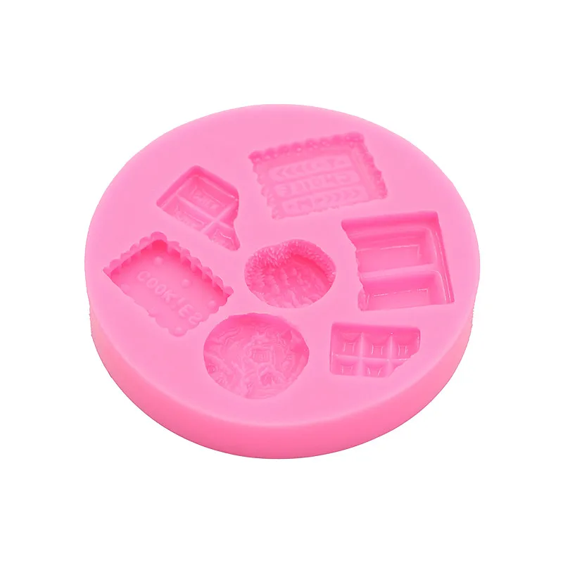 Mini Candy Cookie Love Ice Cream Shape Resin Jewelry Accessories Silicone Mould DIY Chocolate Flip Cake Dessert Decoration Molds