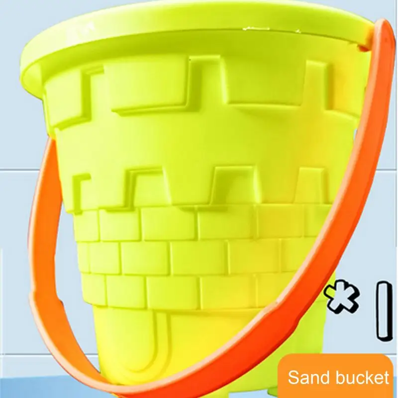 Sand Toys For Kids 5PCS Sand Castle Toys Funny & Summer Party Playsets For Kids Ages 3 Toddler Outdoor Activities Enhances Fine