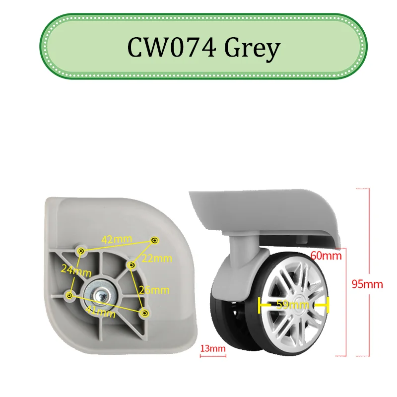 Suitable For ITO CW074 Trolley Box Wheel Universal Wheel Replacement Luggage Box Wheel Hub Boarding Chassis Wheel Hub Repair