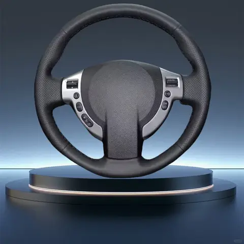 Hand-Stitched Microfiber Leather steering wheel covers For Nissan Qashqai J10 X-TRAIL NV200 2008-2012 Auto Lnterior Accessories