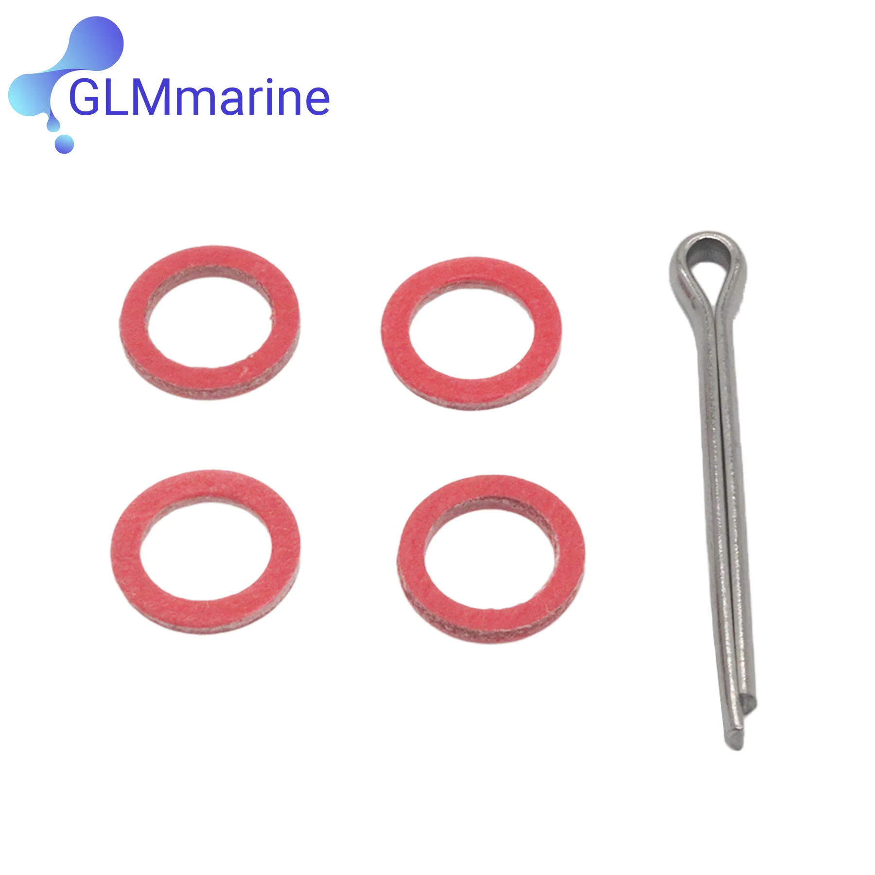 Lower Unit Seal Kit with Prop Shaft Oil Seal for Yamaha Outboard Motor 6 8 9.9 HP Oil Seal 93101-15074 Cotter Pin 91490-30030