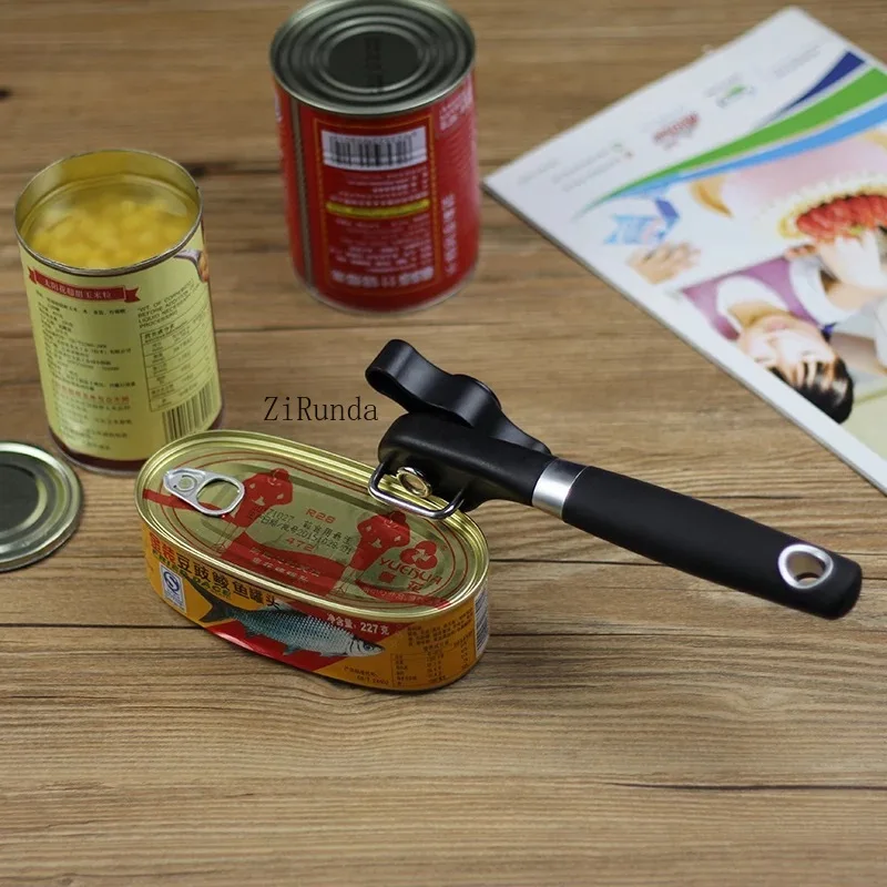 *Tin Can Opener, Stainless Steel Head, Safe And Easy Bottle Opener, Fruit Can Cutter, Bottle Opener, Tool