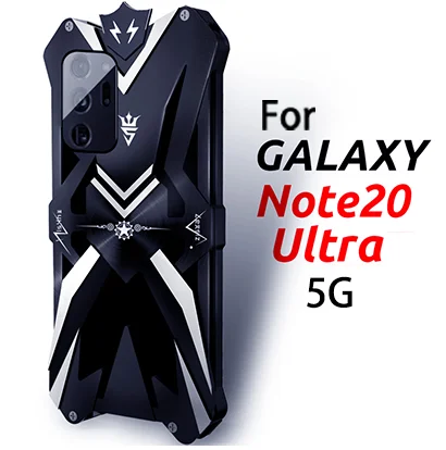 

Premium aluminum alloy hollow heat dissipation Phone Case For Samsung Galaxy Note 20 5G 4G Ultra Fall prevention Back Cove