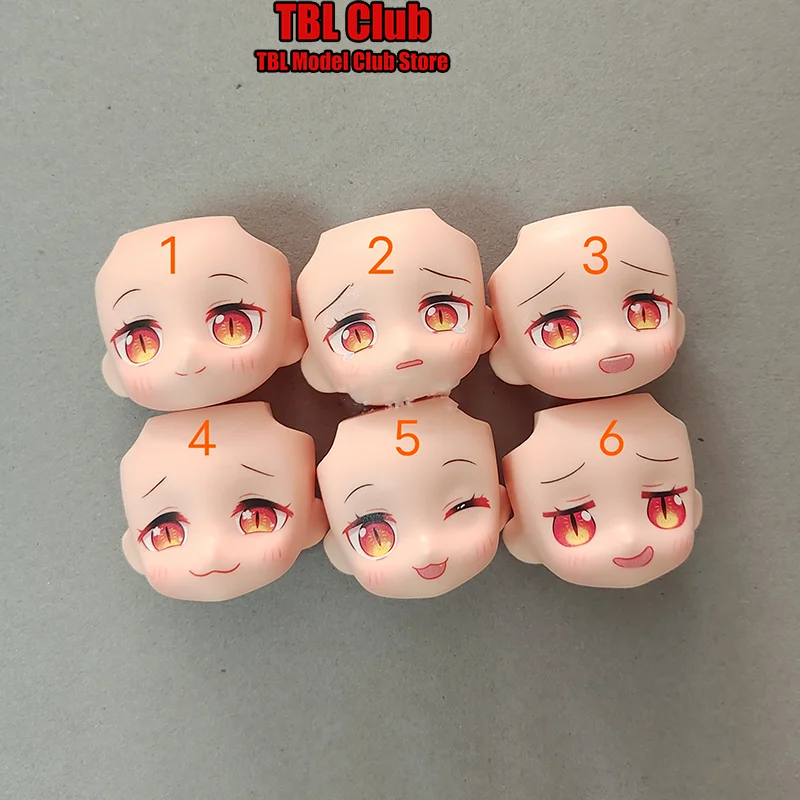 

Gsc Doll Replace Face OB11 Head Split Accessory 1/12 Scale Miss Kobayashi's Dragon Maid Tohru For 6-inch Action Figure Soldier
