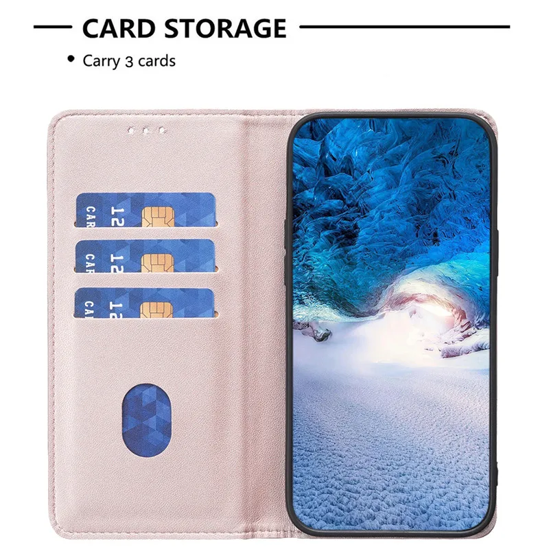 حافظة جلدية فاخرة لهاتف Xiaomi 15 15T 14 13 13T 12T 11T Pro 12 11 Lite 5G NE غطاء مغناطيسي حقائب محفظة بلون واحد