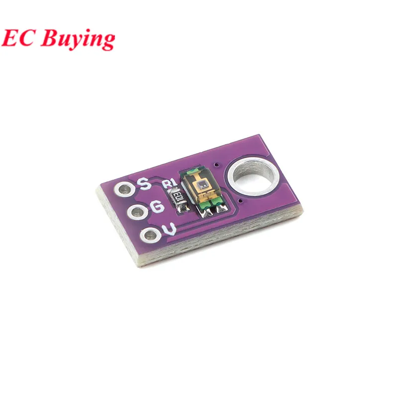 1Pc-20Pcs TEMT6000 Ambient Light Sensor Analog Light Intensity Module Visible Light Sensor Detection Infrared IR 570nm 3.3V 5V