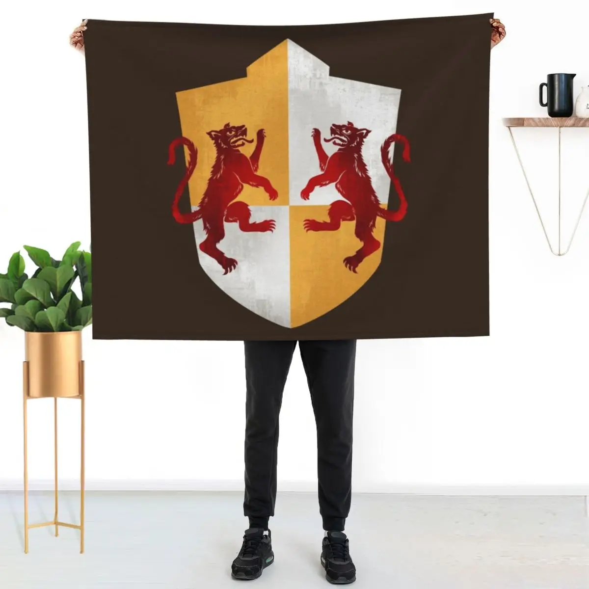 Dragon Age Ferelden Heraldry Throw Blanket halloween Sleeping Bag blankets ands anime Soft Big Tourist Blankets