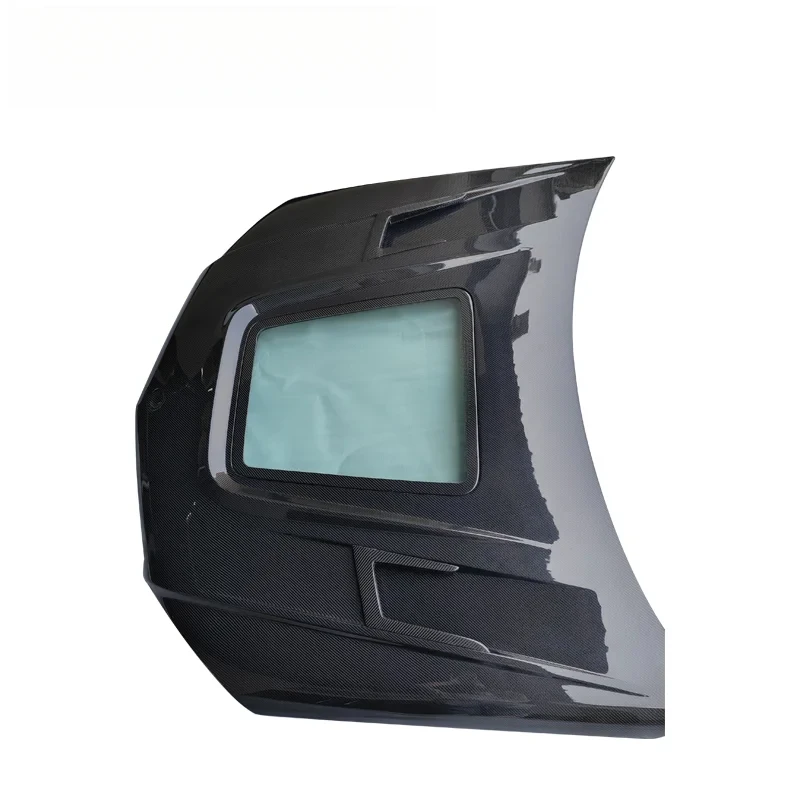 High Quality 08-11 Car Carbon Fiber Transparent Engine Cover for C Class W204 C63 Bonnet Hood
