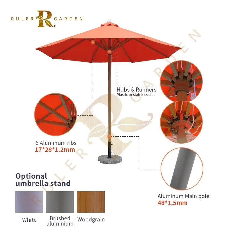 Design Foldable Sun Umbrella Outdoor Beach Umbrella