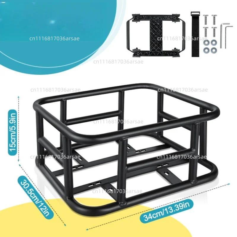 12 Hole Quick Release Bike Basket, Rear Mount Bicycle Cargo Rack Basket, Front Basket For Electric Scooter And Bicycle